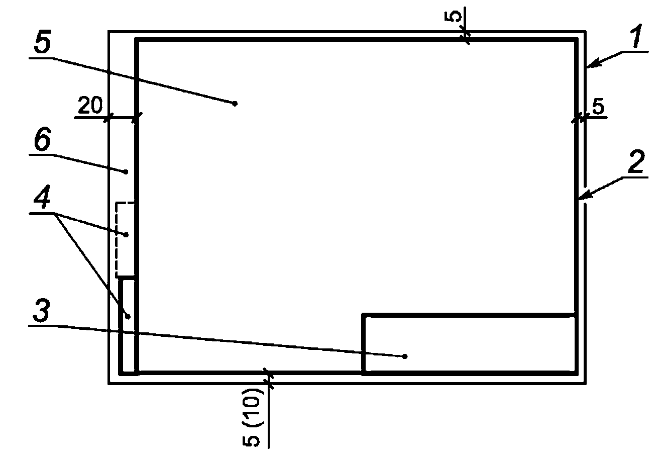 Расположение основной надписи, дополнительных граф к ней и размеры рамок на листах 2