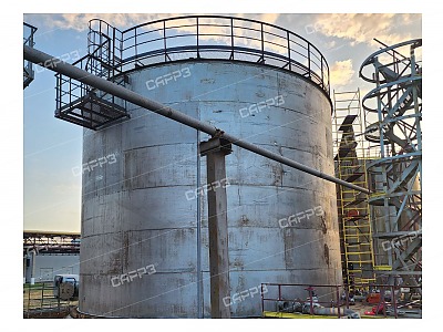 Строительство резервуара для хранения азотной кислоты в Татарстане