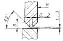 Горизонтальные швы стенки при разности толщин поясов: конструкция шва